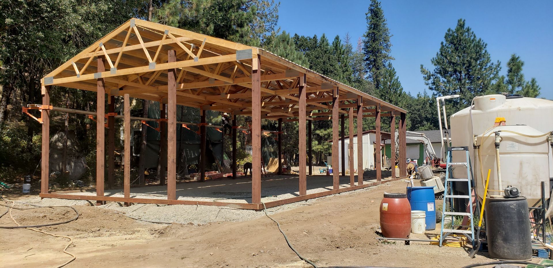 barn building new shop