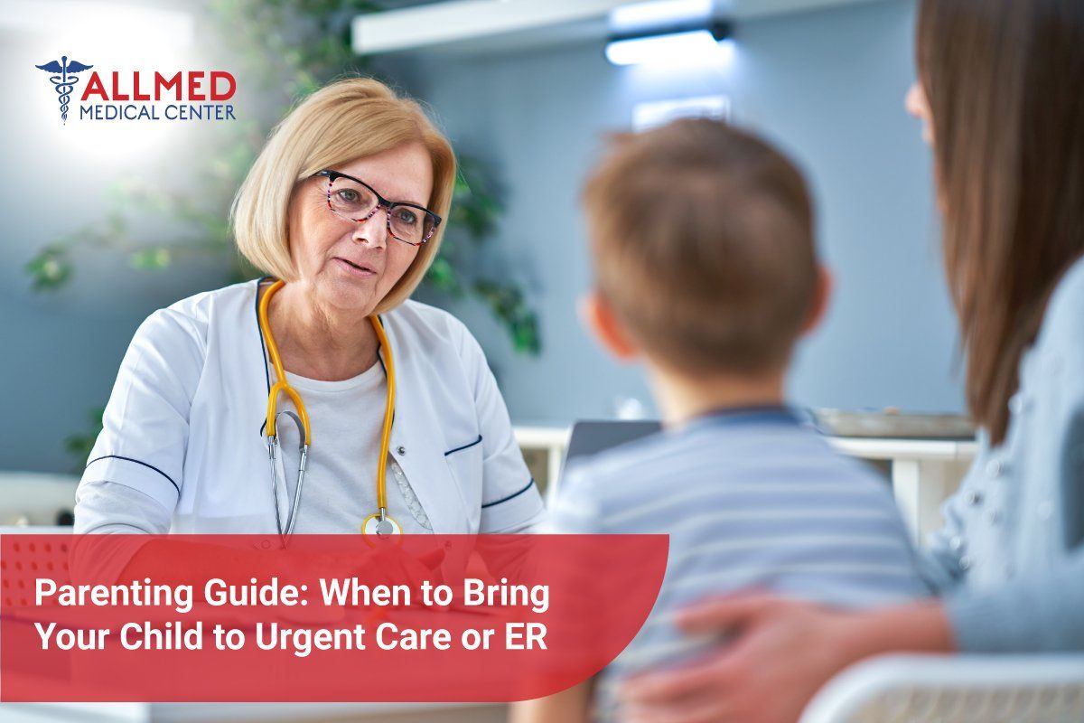 Parenting Guide: When to Bring Your Child to Urgent Care or ER