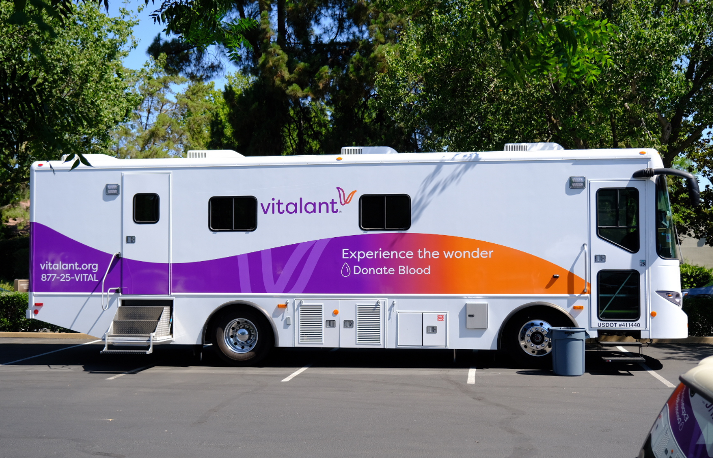 Vitalant Blood Donation Truck at AllMed's Health Fair