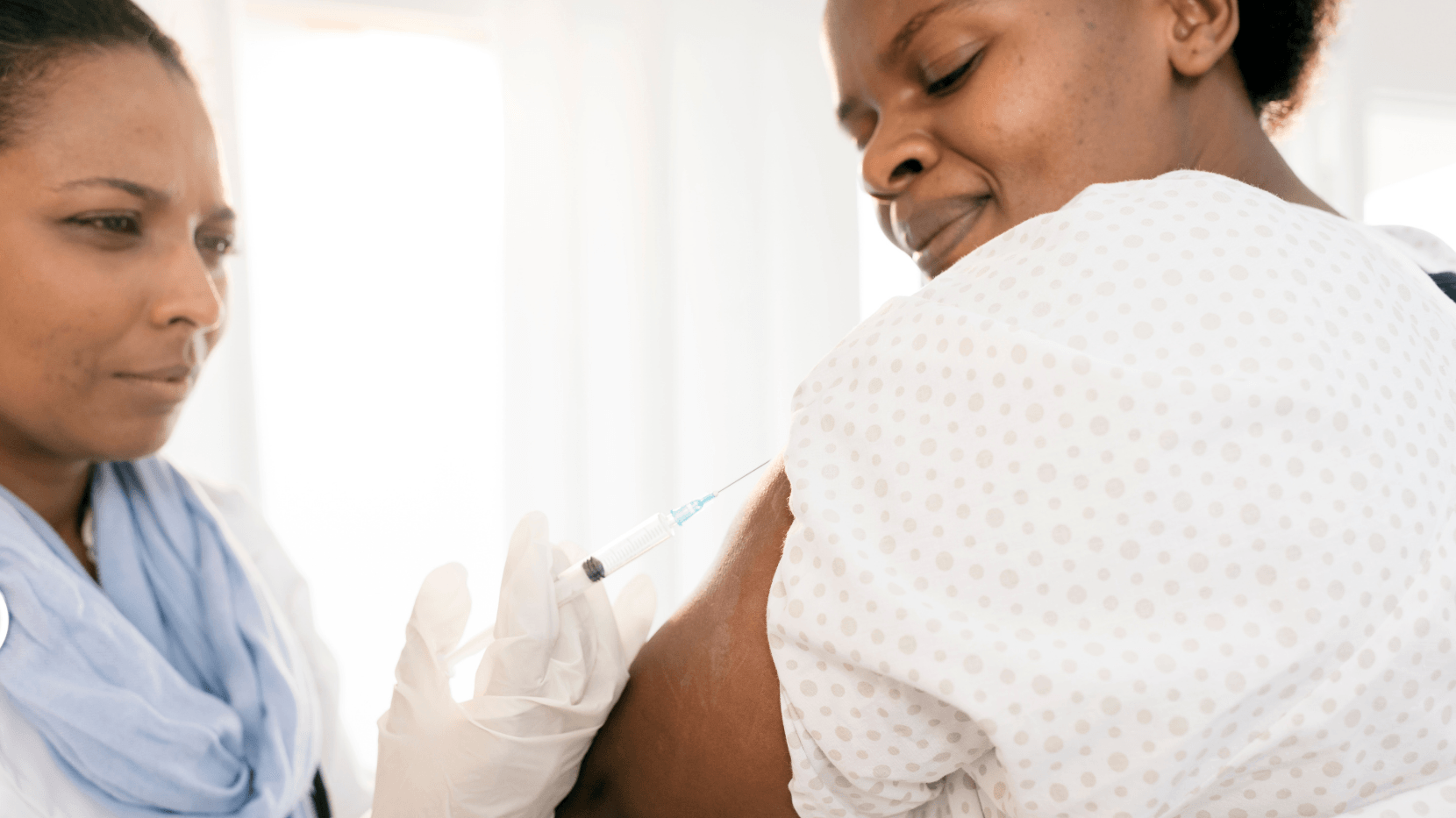 Woman Getting an HPV Vaccine