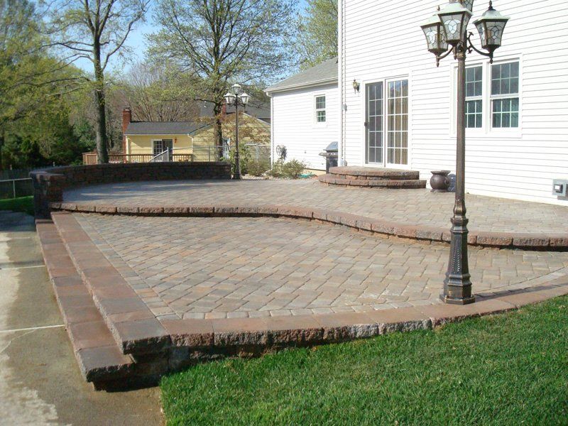 New Stone Patio and Walkways — Middletown, NJ — Precision Landscape Contractors