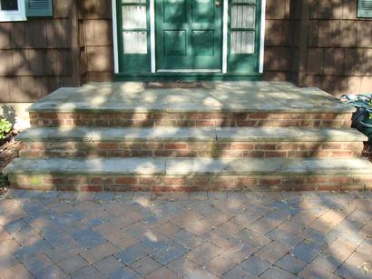 Old Floor of Entrance — Middletown, NJ — Precision Landscape Contractors