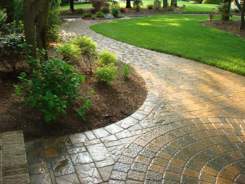New Stone Walkways — Middletown, NJ — Precision Landscape Contractors