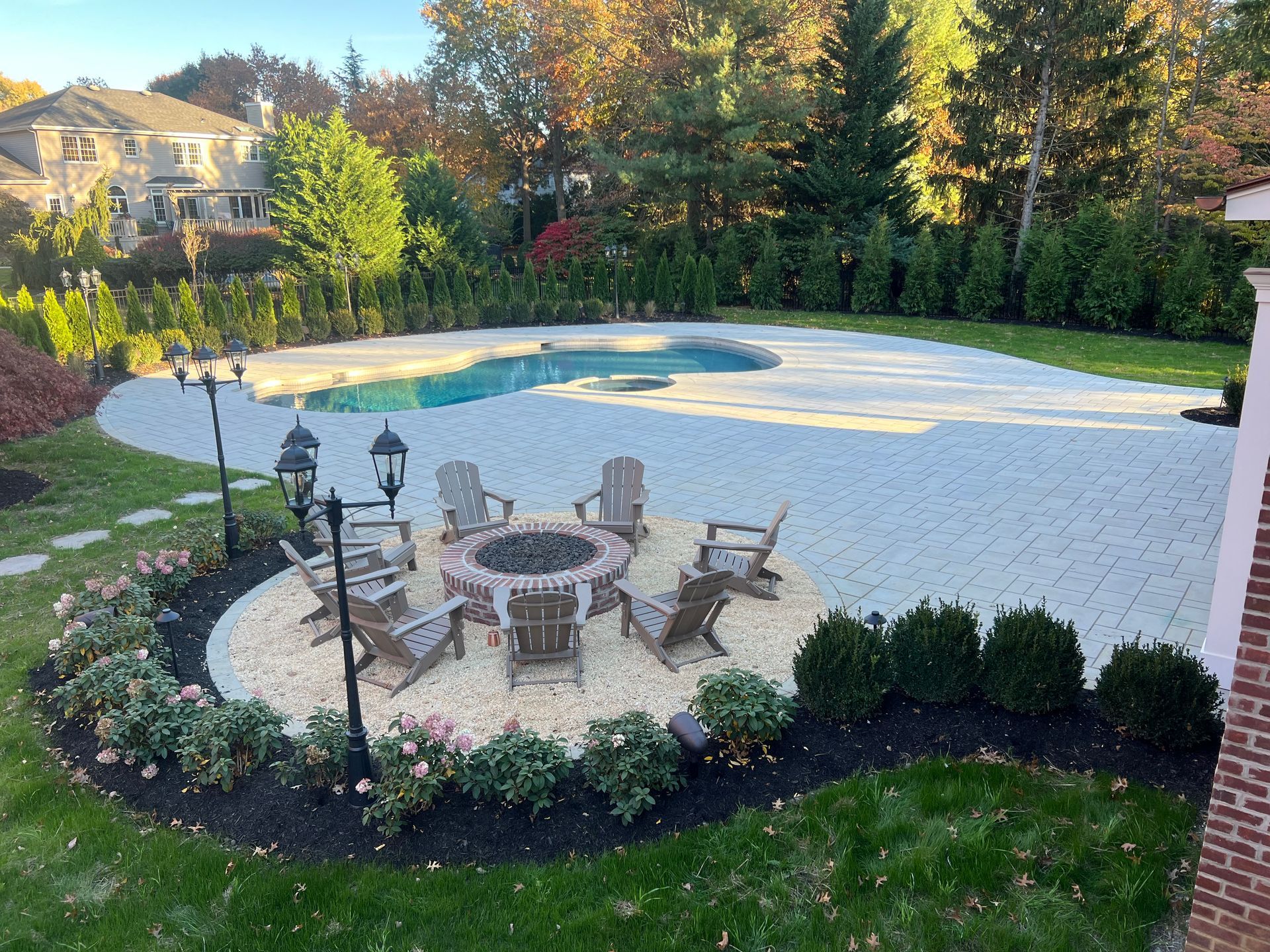 After Outdoor Living Spaces Construction — Middletown, NJ — Precision Landscape Contractors