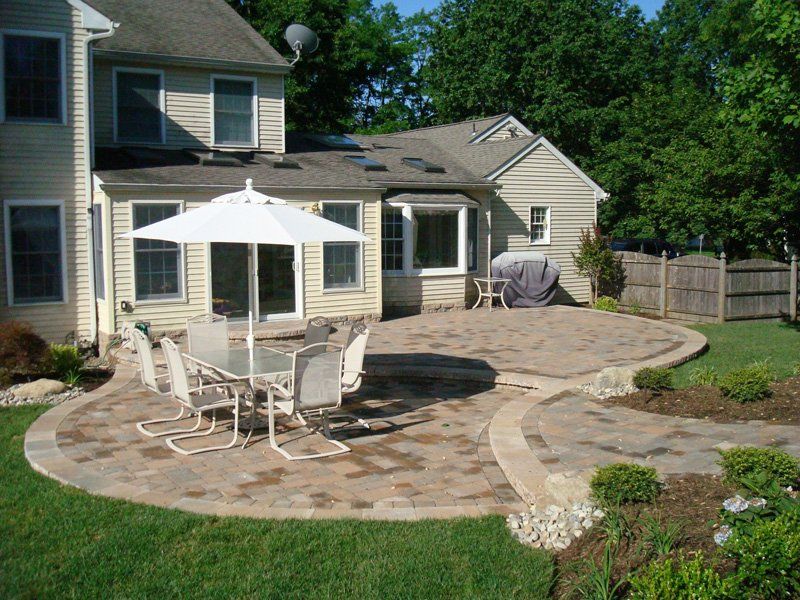 Beautiful Residential Stone Patio — Middletown, NJ — Precision Landscape Contractors