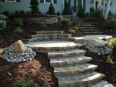 Empty Stairs — Middletown, NJ — Precision Landscape Contractors