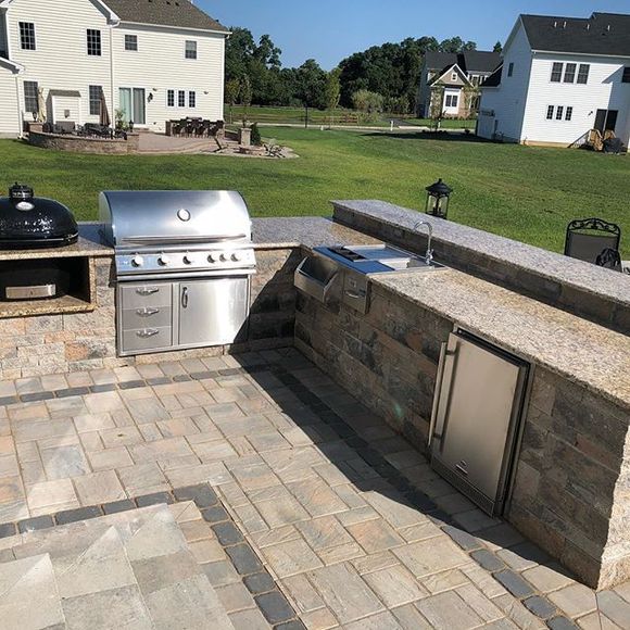 Outdoor Kitchen — Middletown, NJ — Precision Landscape Contractors