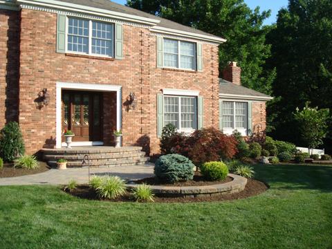 Landscape Design in Front of the House — Middletown, NJ — Precision Landscape Contractors