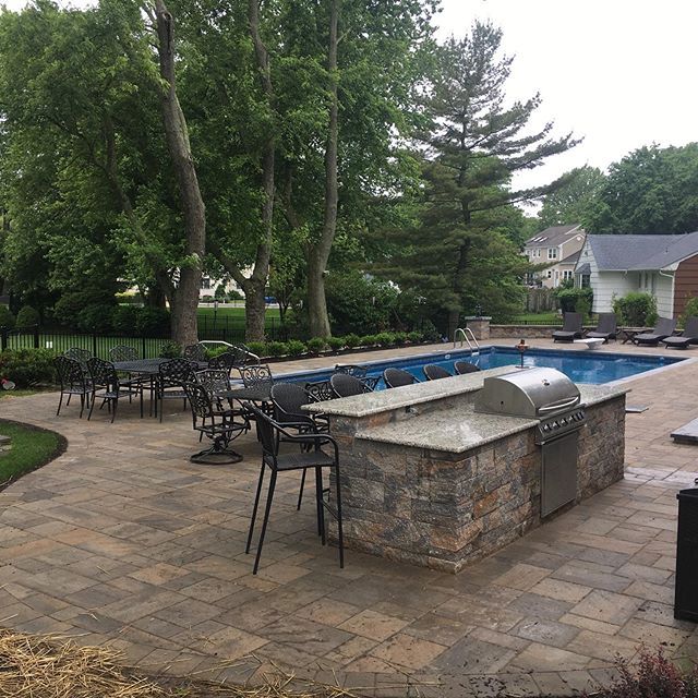 Outdoor Grilling Station — Middletown, NJ — Precision Landscape Contractors