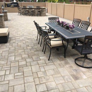 Outdoor Dining Area — Middletown, NJ — Precision Landscape Contractors