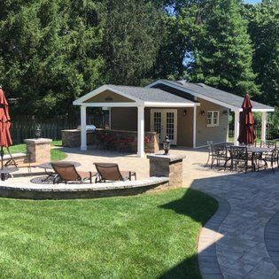 Rustic Home Design Remodel — Middletown, NJ — Precision Landscape Contractors