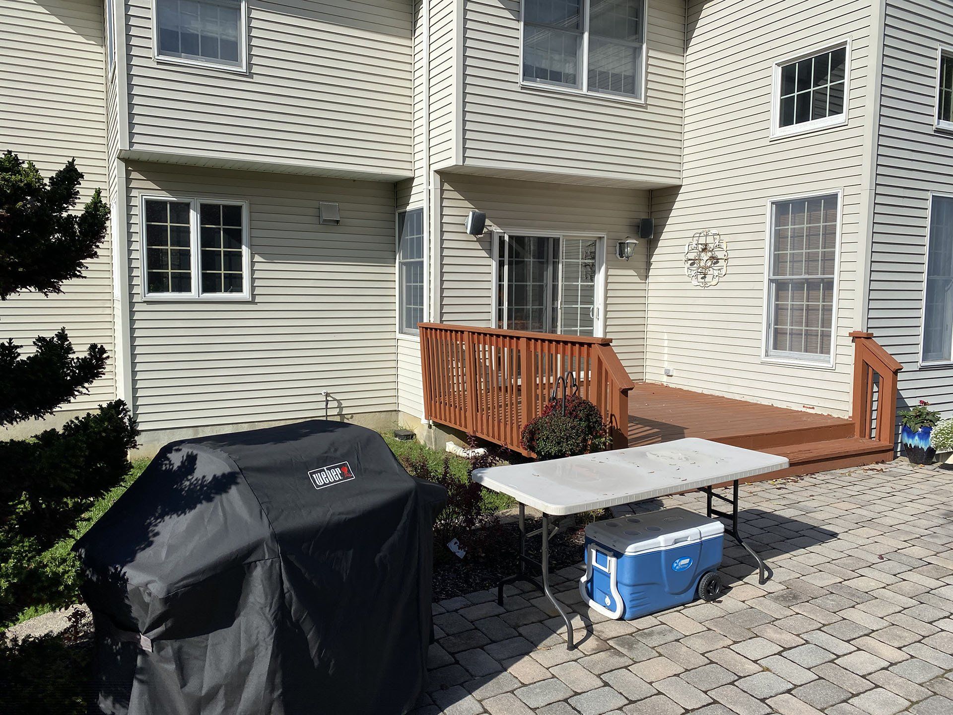 Before Outdoor Kitchen Installation — Middletown, NJ — Precision Landscape Contractors