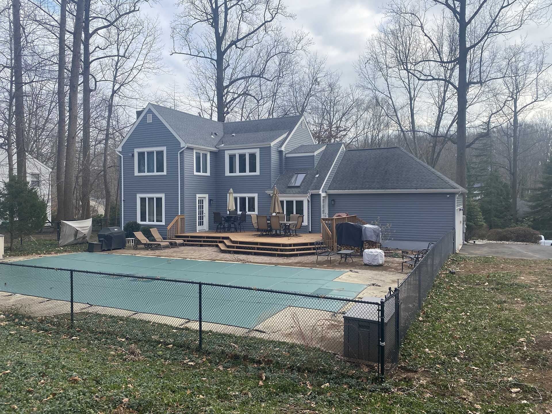 Before Swimming Pool Construction — Middletown, NJ — Precision Landscape Contractors