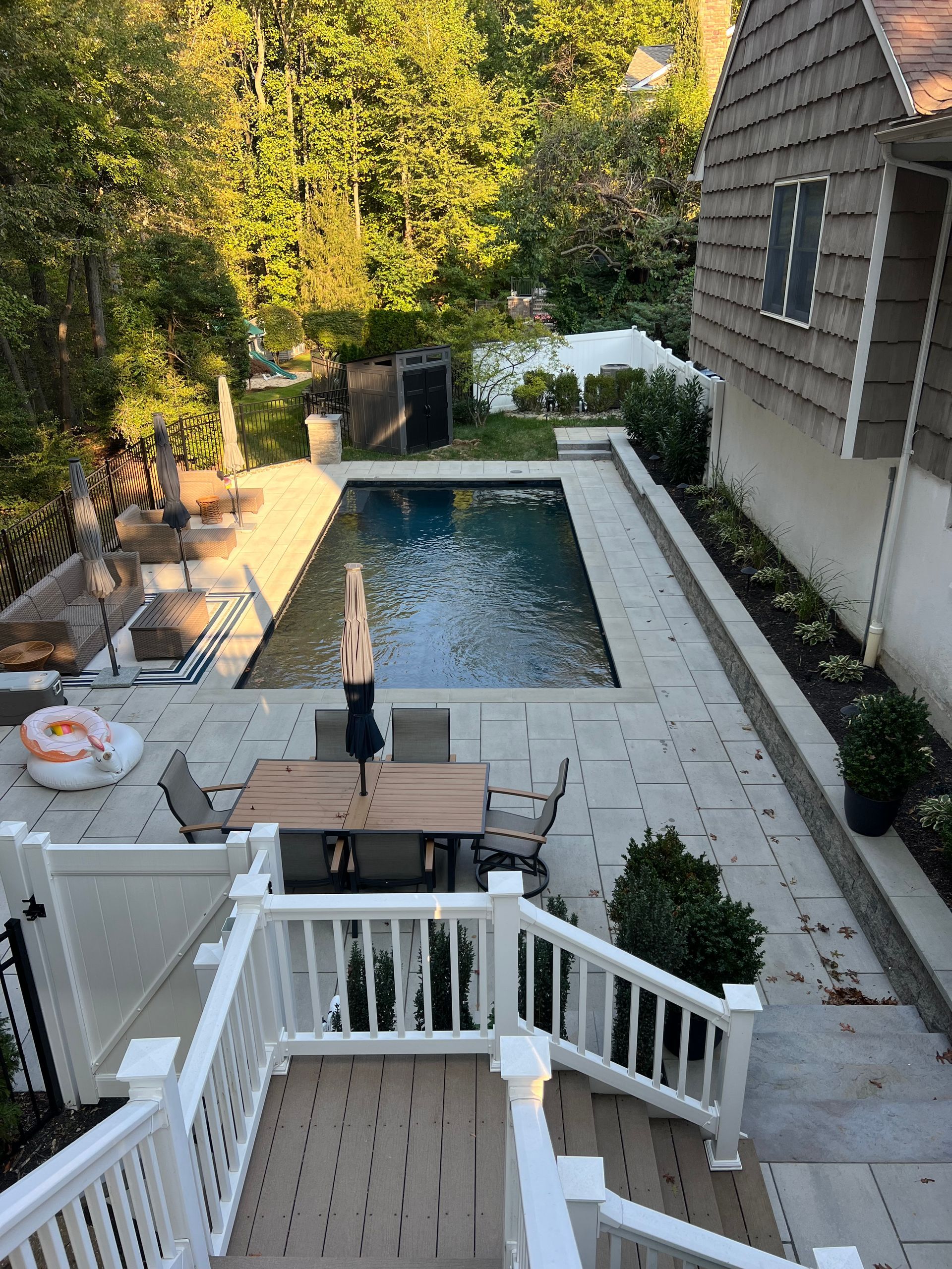 After Outdoor Living Spaces Construction — Middletown, NJ — Precision Landscape Contractors