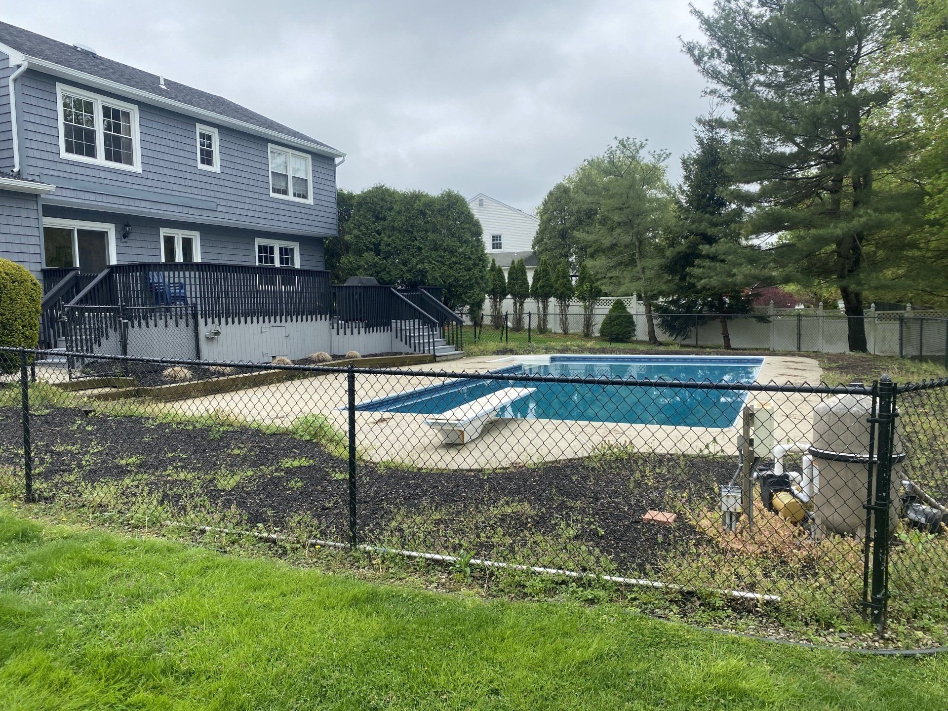 Before Walkways and Step Installation — Middletown, NJ — Precision Landscape Contractors