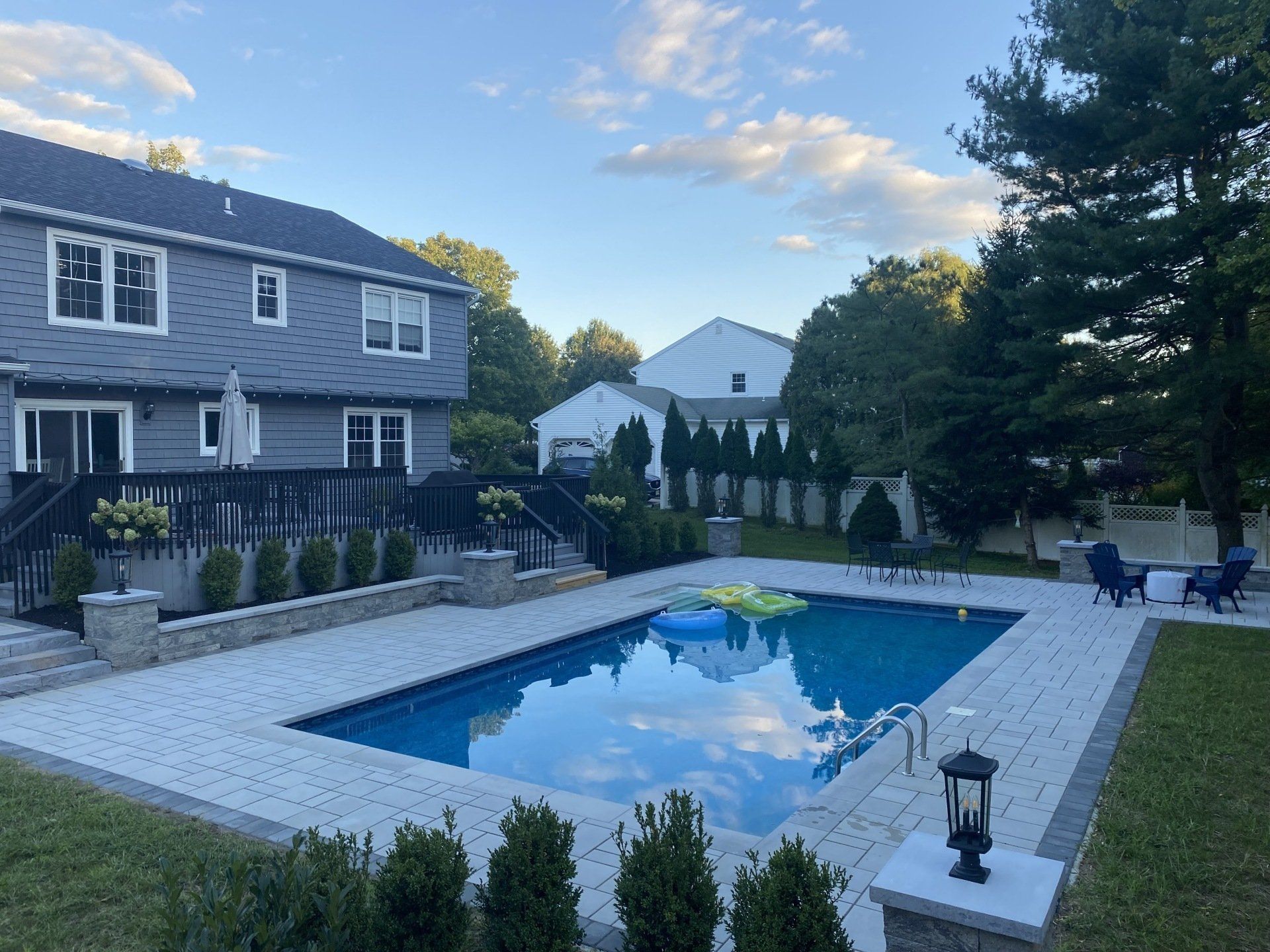 After Walkways and Step Installation — Middletown, NJ — Precision Landscape Contractors
