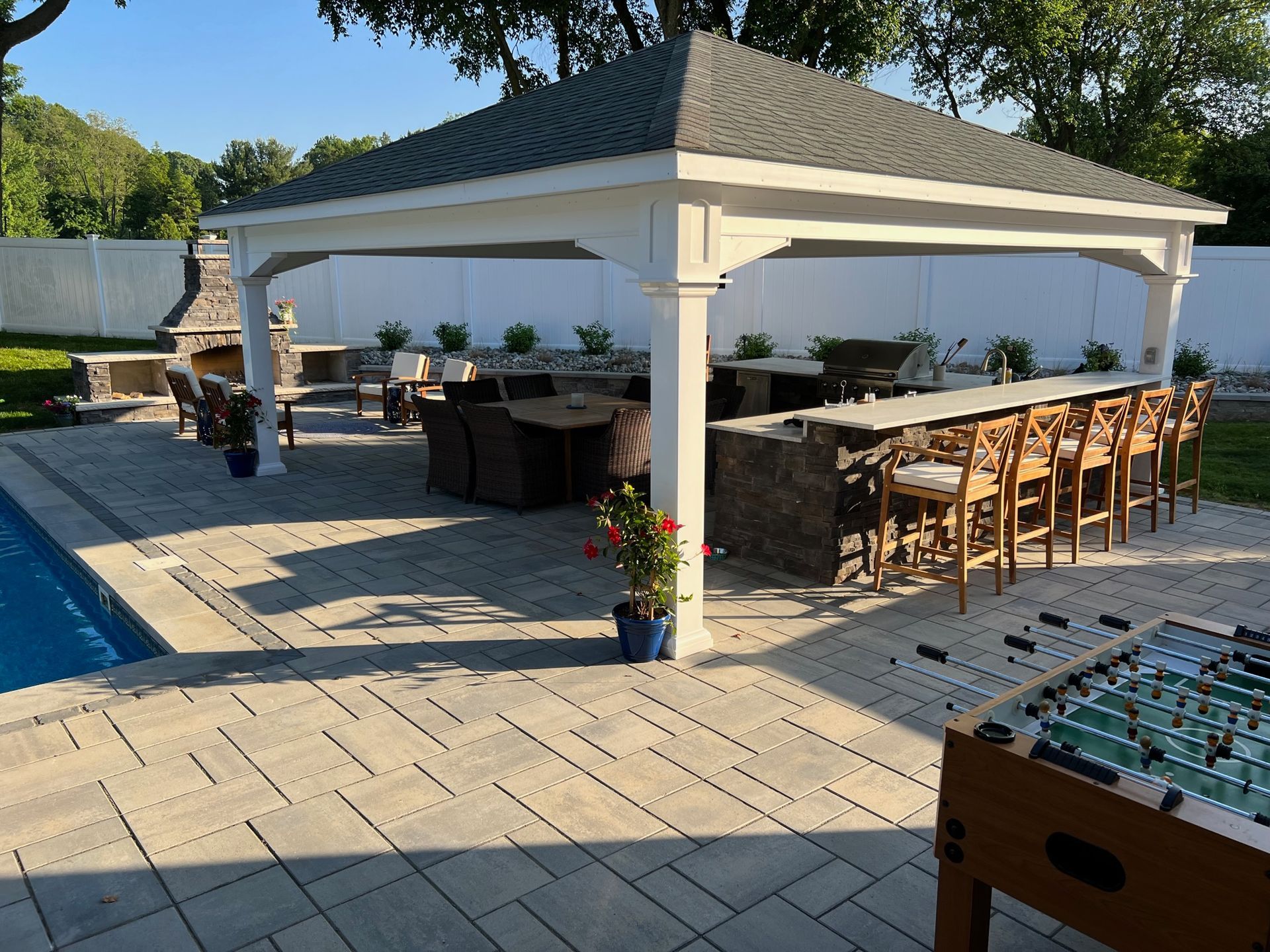 Beside The Pool Lounge — Middletown, Nj — Precision Landscape Contractors