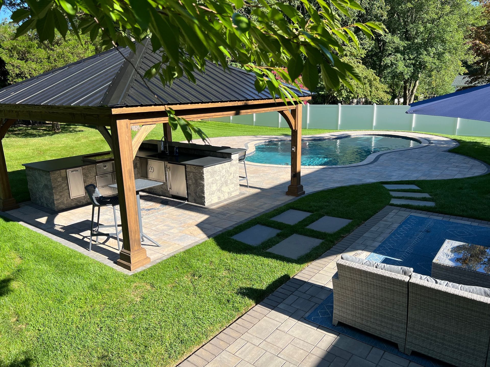 Beside The Pool Mini Bar — Middletown, Nj — Precision Landscape Contractors