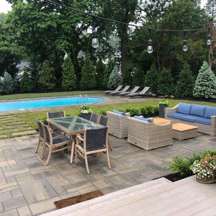 Outdoor Sofa and Dining — Middletown, NJ — Precision Landscape Contractors