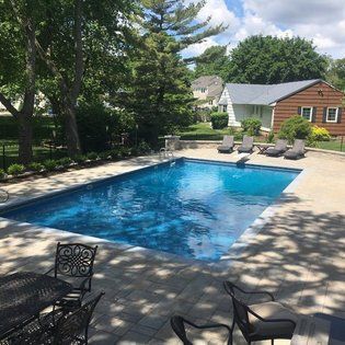 Wide Swimming Pool — Middletown, NJ — Precision Landscape Contractors