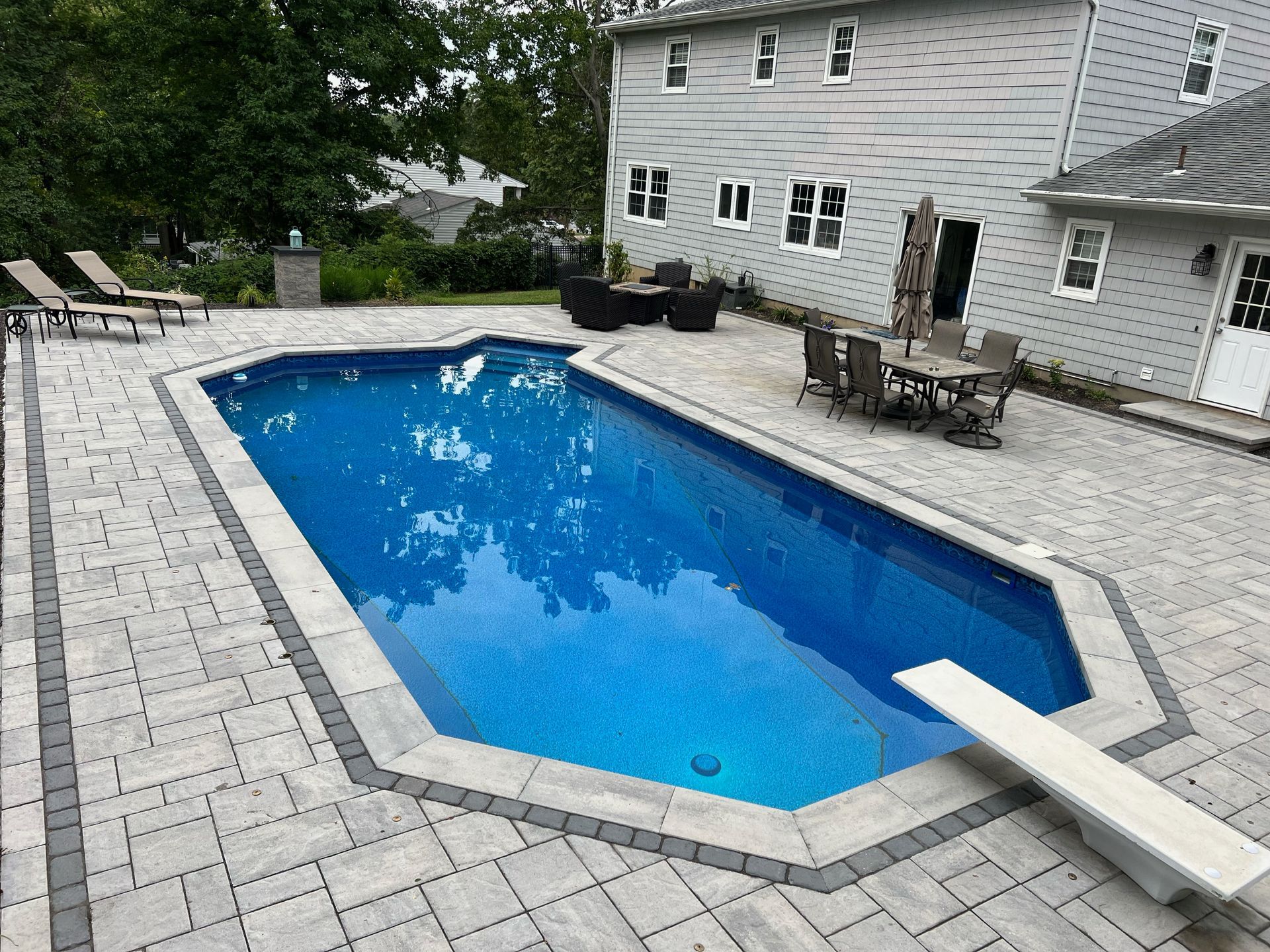 Residential Pool Project — Middletown, NJ — Precision Landscape Contractors