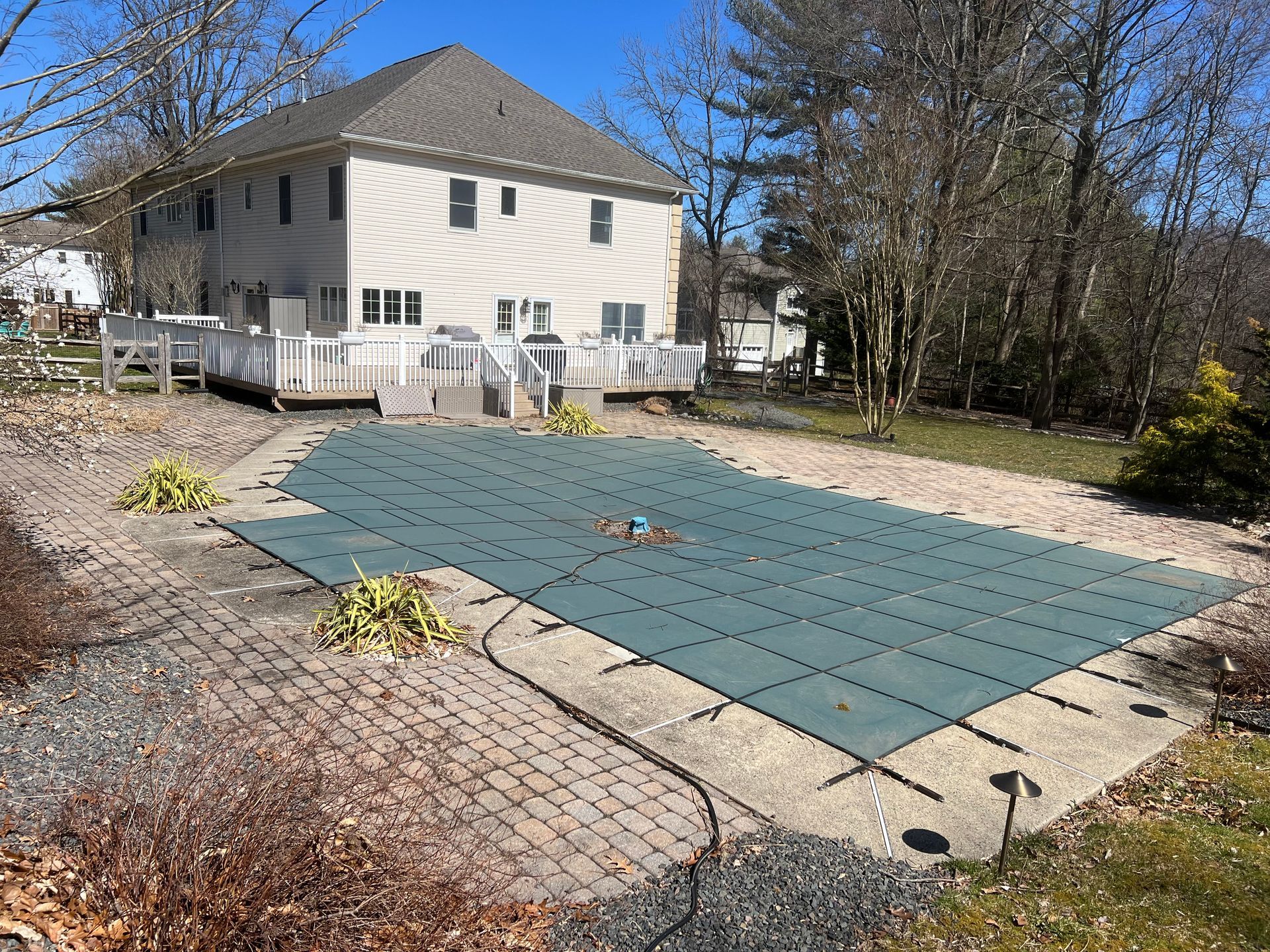 Before Outdoor Living Spaces Construction — Middletown, NJ — Precision Landscape Contractors