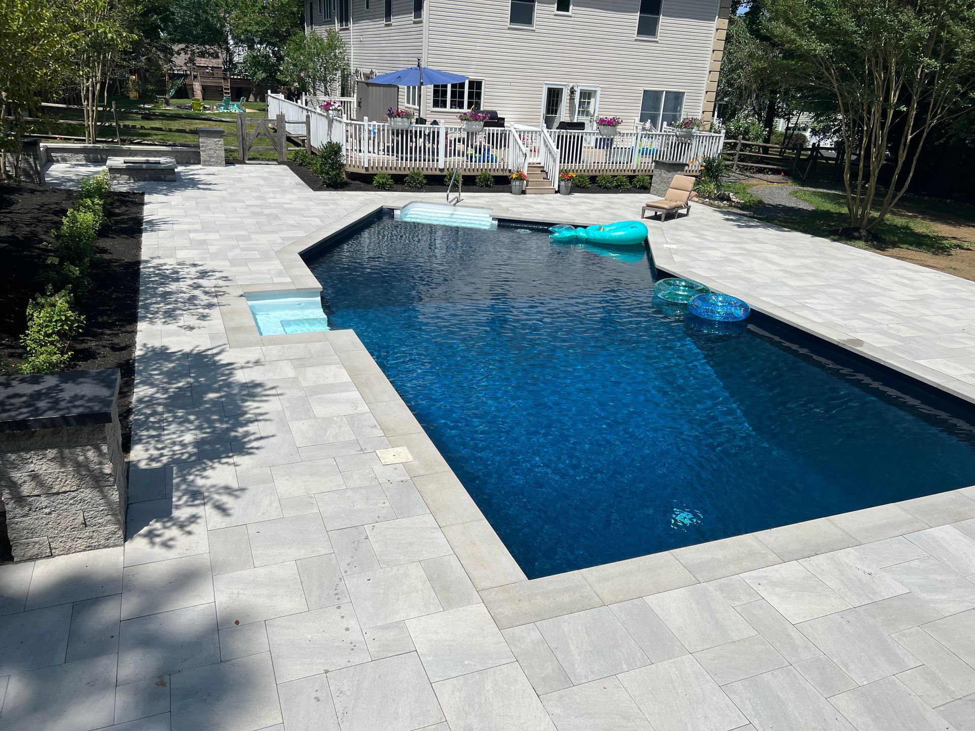 After Outdoor Living Spaces Construction — Middletown, NJ — Precision Landscape Contractors