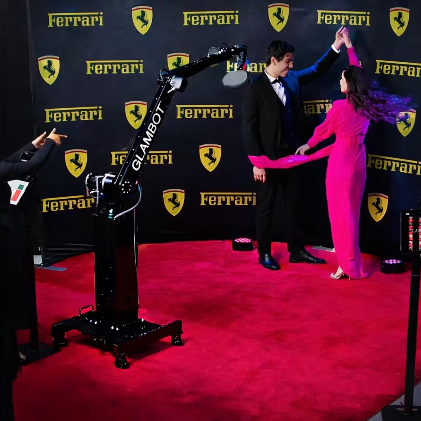 glam bot red carpet in NYC 