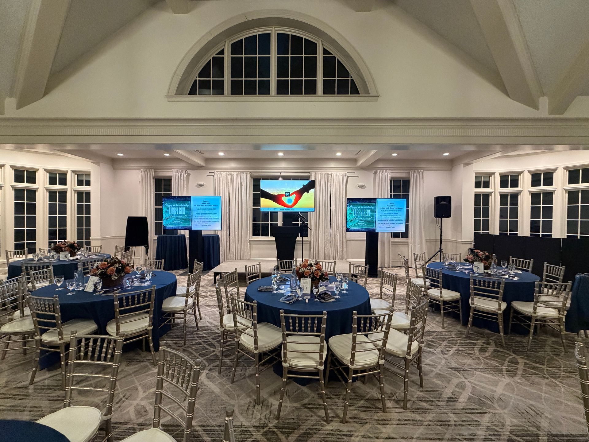 audio visual production for nj fundraiser