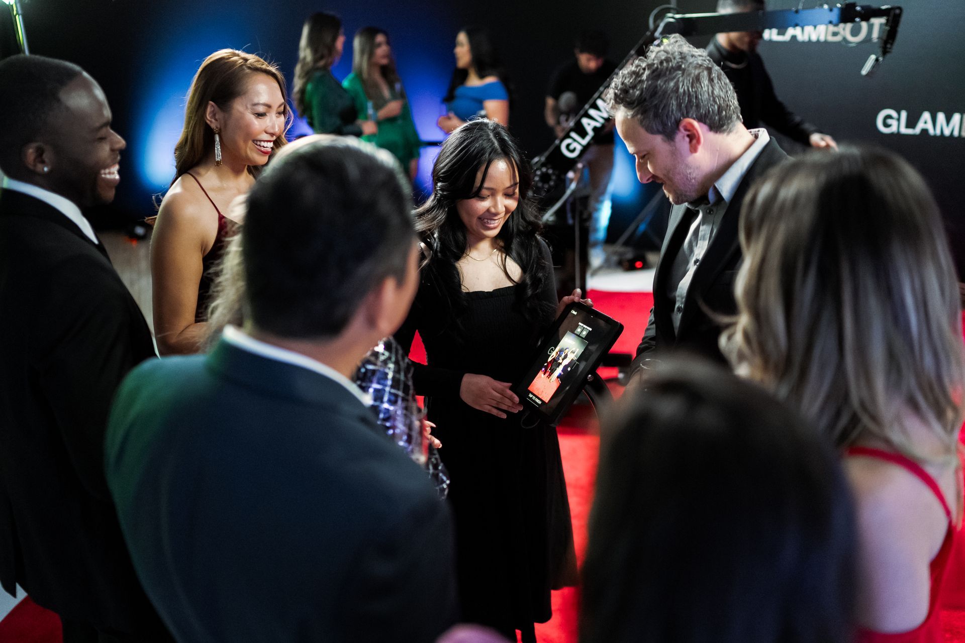 Fundraising gala with GlamBot red carpet video experience