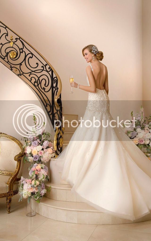princess polly baby blue dress 5 Backless Wedding Gowns We Adore main image 1