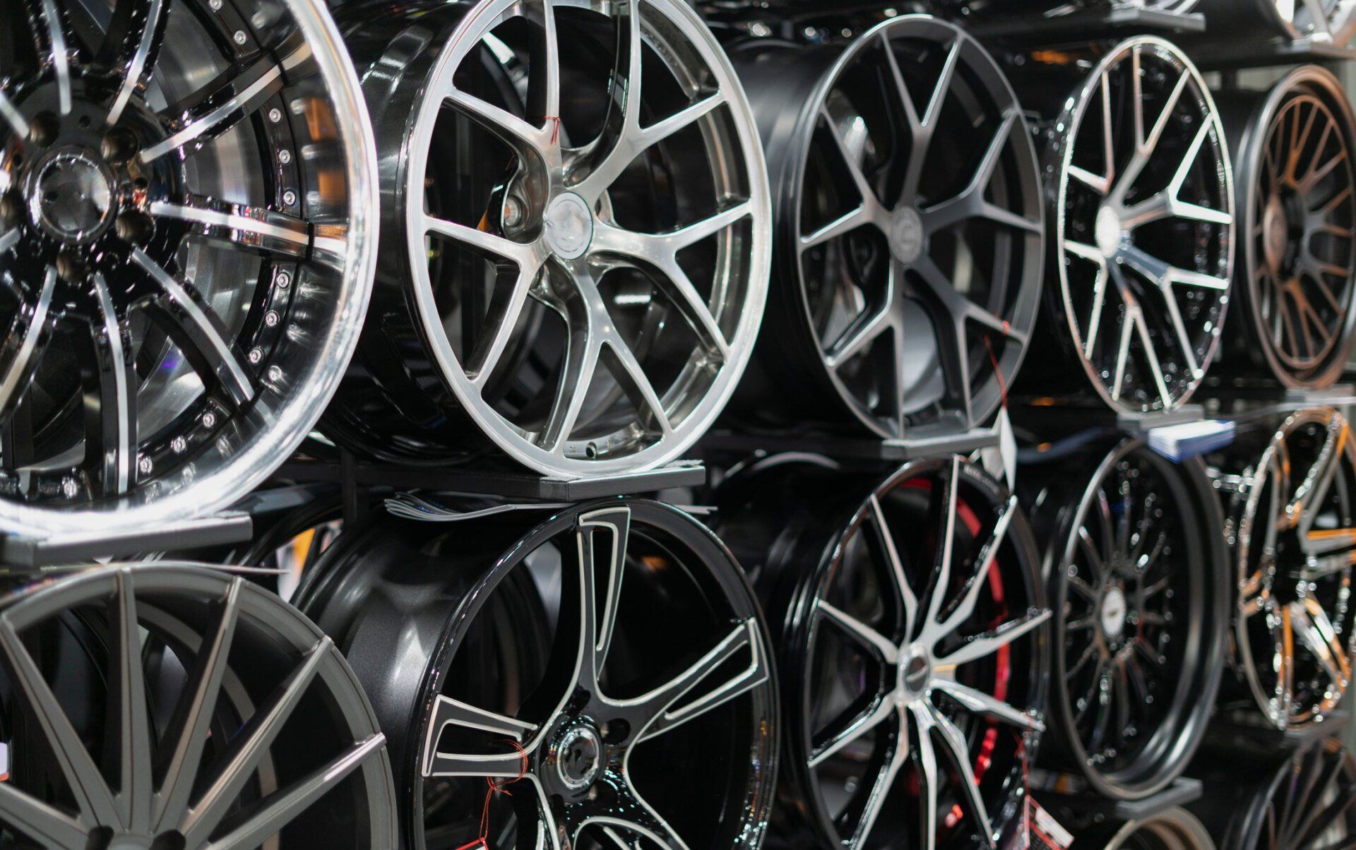 Fancy Rims on a Big Rack in a Specialist Store — Mildura & Sunraysia, VIC — Good Deal Tyres