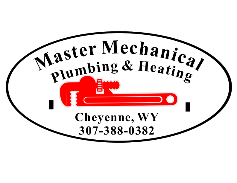 A logo for master mechanical plumbing and heating in cheyenne wy