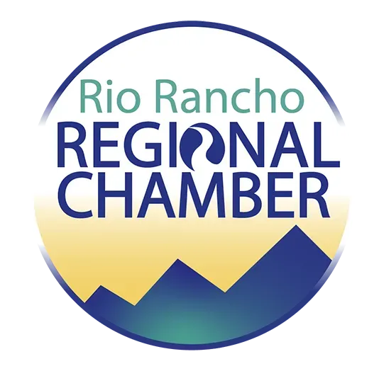 The logo for the rio rancho regional chamber