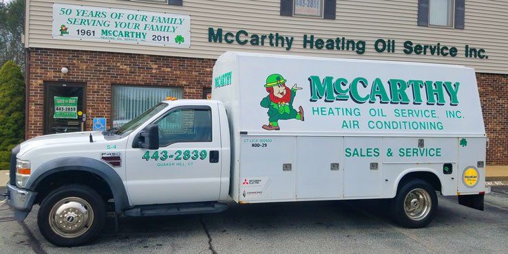 Business Truck — Quaker Hill, CT — McCarthy Heating Oil Service Inc