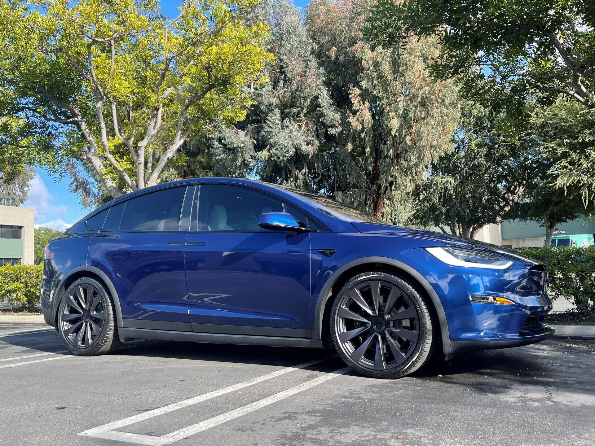 Blue Tesla Sedan | Fountain Valley, CA | Rodz Tint Shop