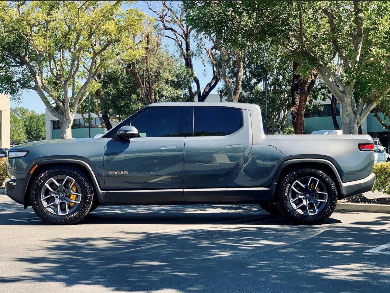 Gray Tesla Rivian | Fountain Valley, CA | Rodz Tint Shop