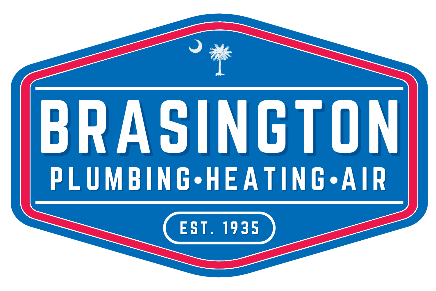 Brasington Plumbing, Heating & Air logo. 