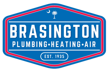 Brasington Plumbing, Heating & Air logo. 