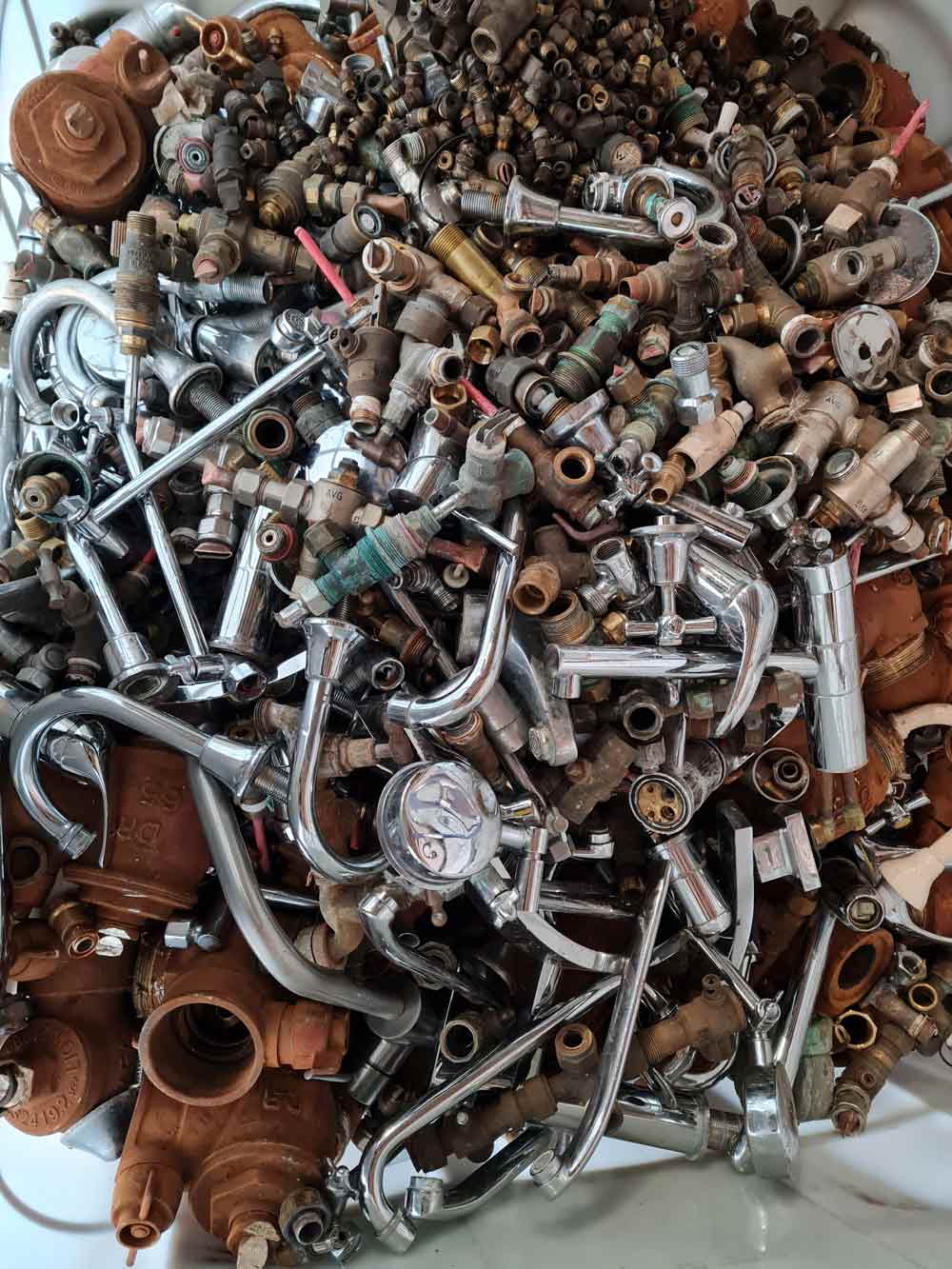 Pile Of Old Brass Scrap | Karratha, WA | AMC Metal Recyclers