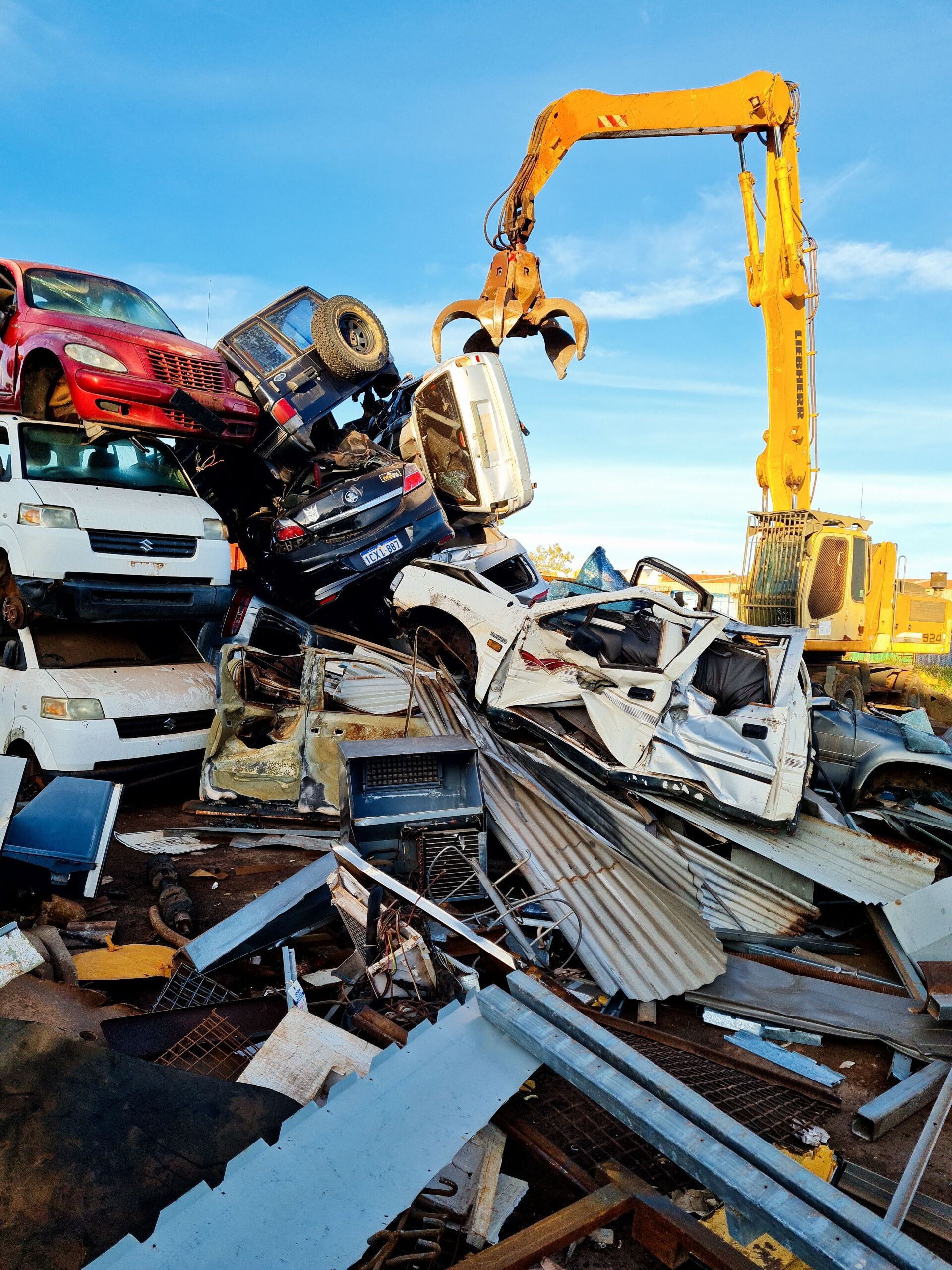 Battery With Jumper Cable — Karratha, WA — AMC Metal Recyclers