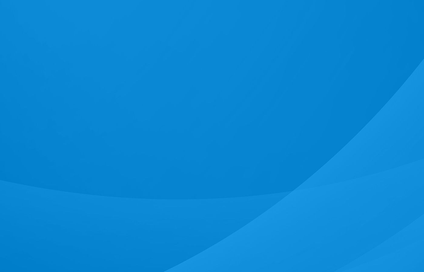 A blue background with a curve in the middle