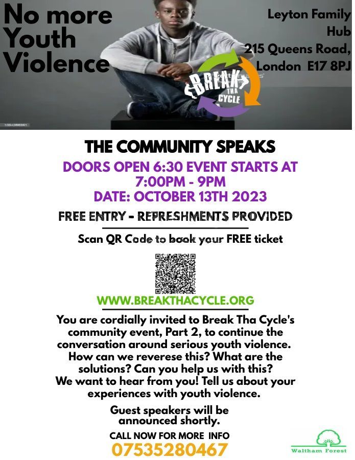 Break tha Cycle No More Youth Violence 2