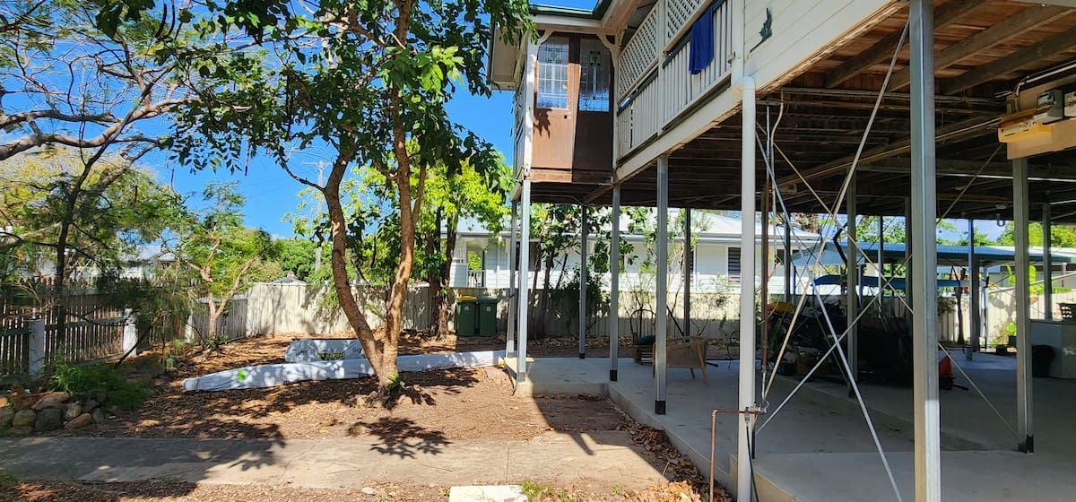 A Large House is Being Built on Stilts in the Middle of a Forest — Gaspen Builders & Carpenters in Kirwan, QLD