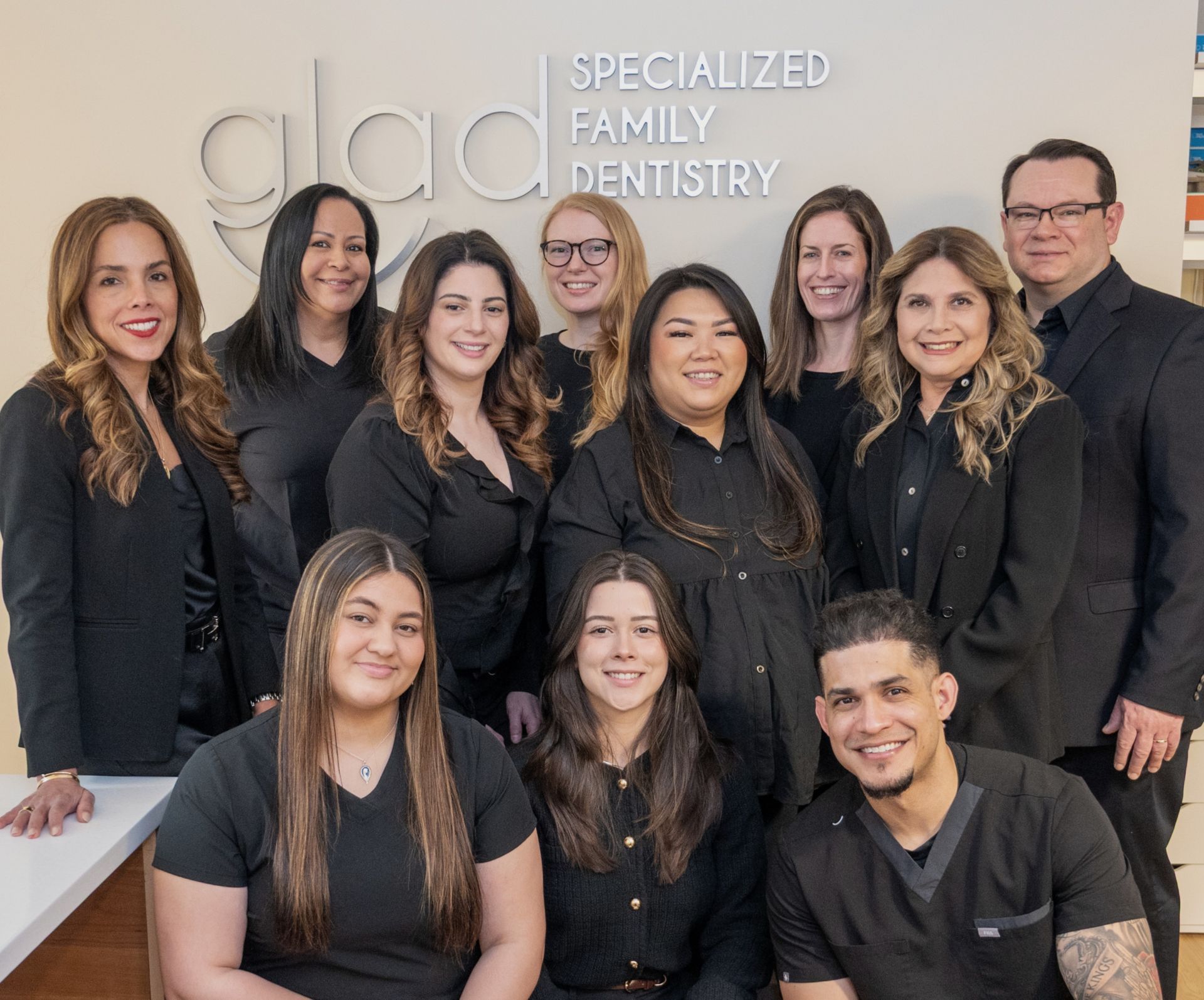 dentist talking to patient