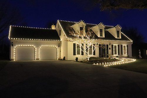 Holiday Lights on House