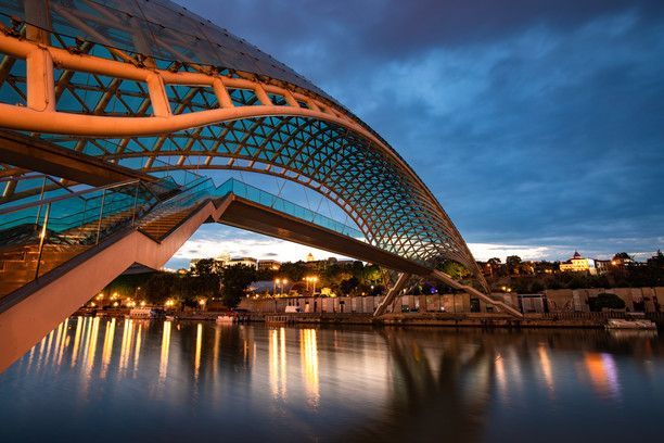 Tbilisi, Georgia, Peace Bridge 