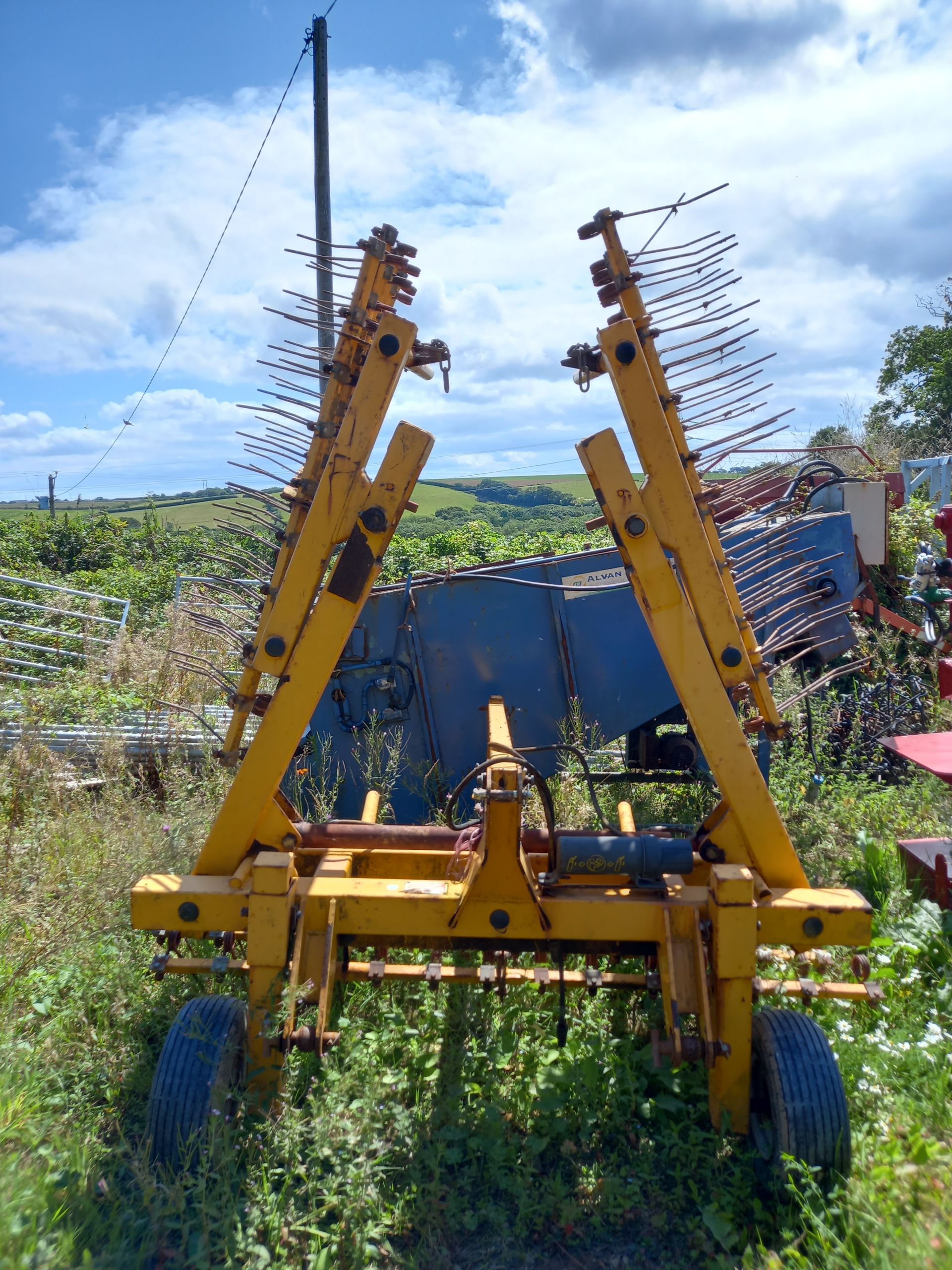 Folding Grass Harrow