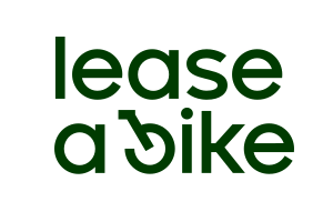 Het logo voor Lease a bike is groen op een witte achtergrond.