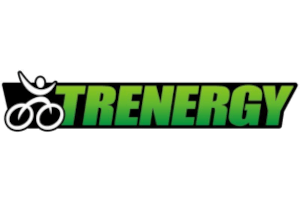 Een groen en zwart logo voor een bedrijf genaamd trenergy